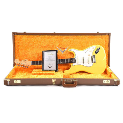 Fender Custom Shop 1960 Stratocaster "Chicago Special" Deluxe Closet Classic Aged Graffiti Yellow Electric Guitars / Solid Body