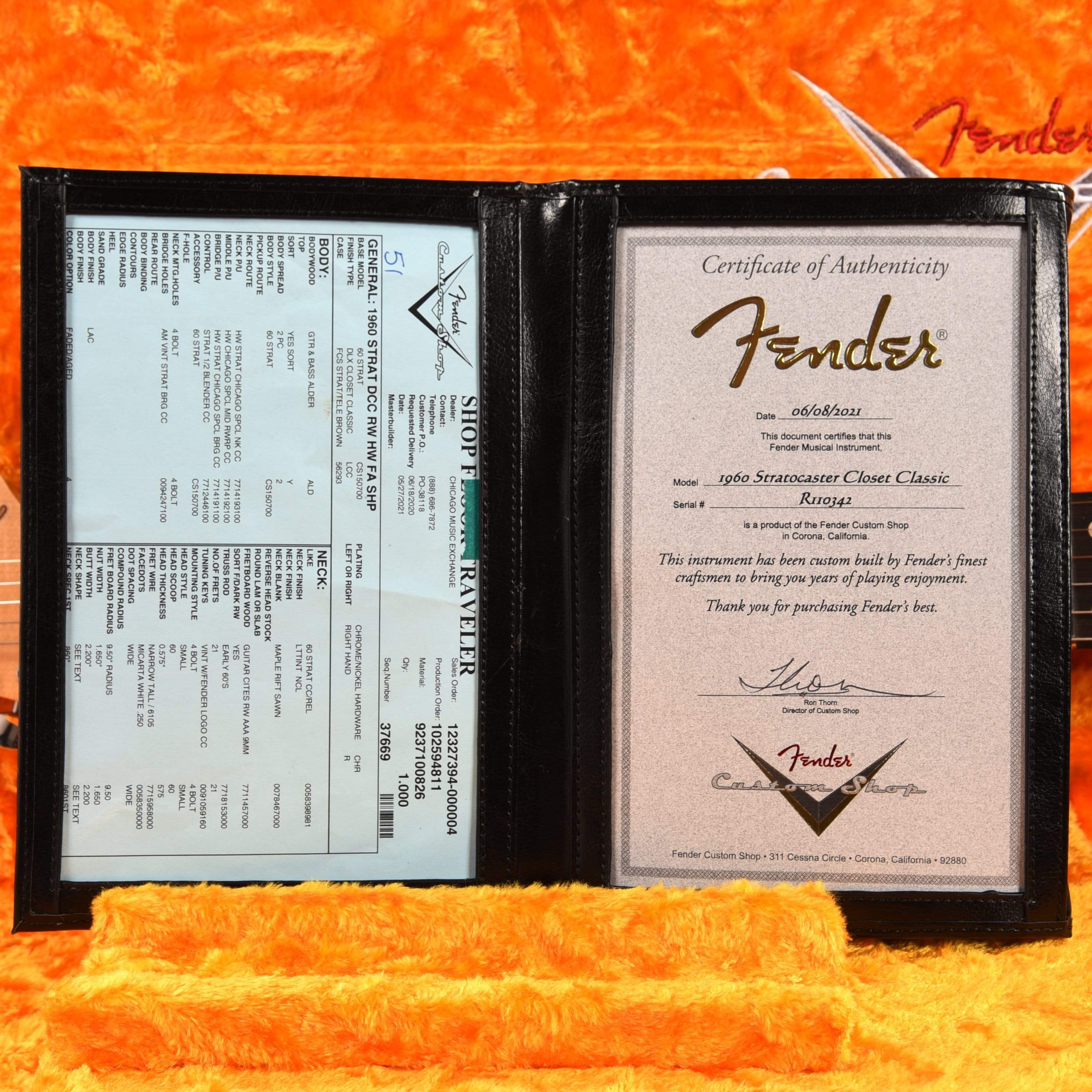 Fender Custom Shop 1960 Stratocaster 