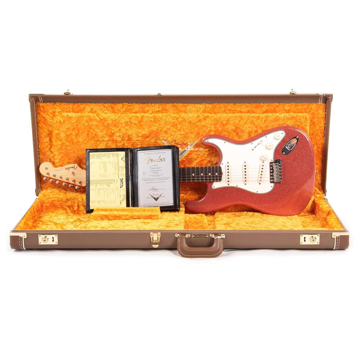 Fender Custom Shop 1960 Stratocaster "Chicago Special" Deluxe Closet Classic Faded Tahitian Coral Sparkle Electric Guitars / Solid Body
