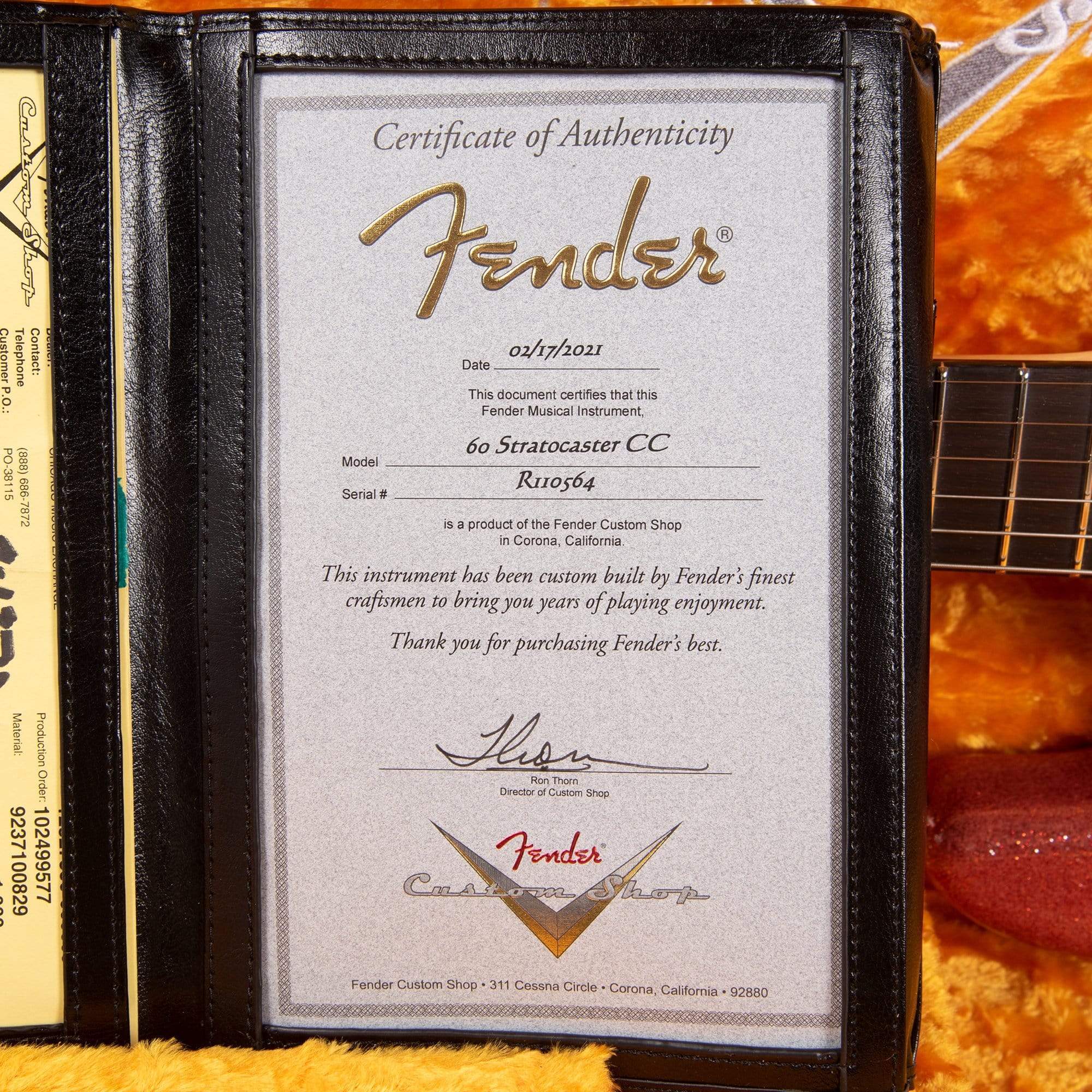 Fender Custom Shop 1960 Stratocaster 