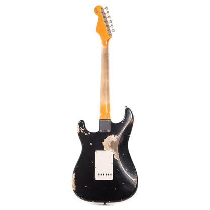 Fender Custom Shop 1960 Stratocaster "Chicago Special" Heavy Relic Black Sparkle over Aztec Gold Electric Guitars / Solid Body