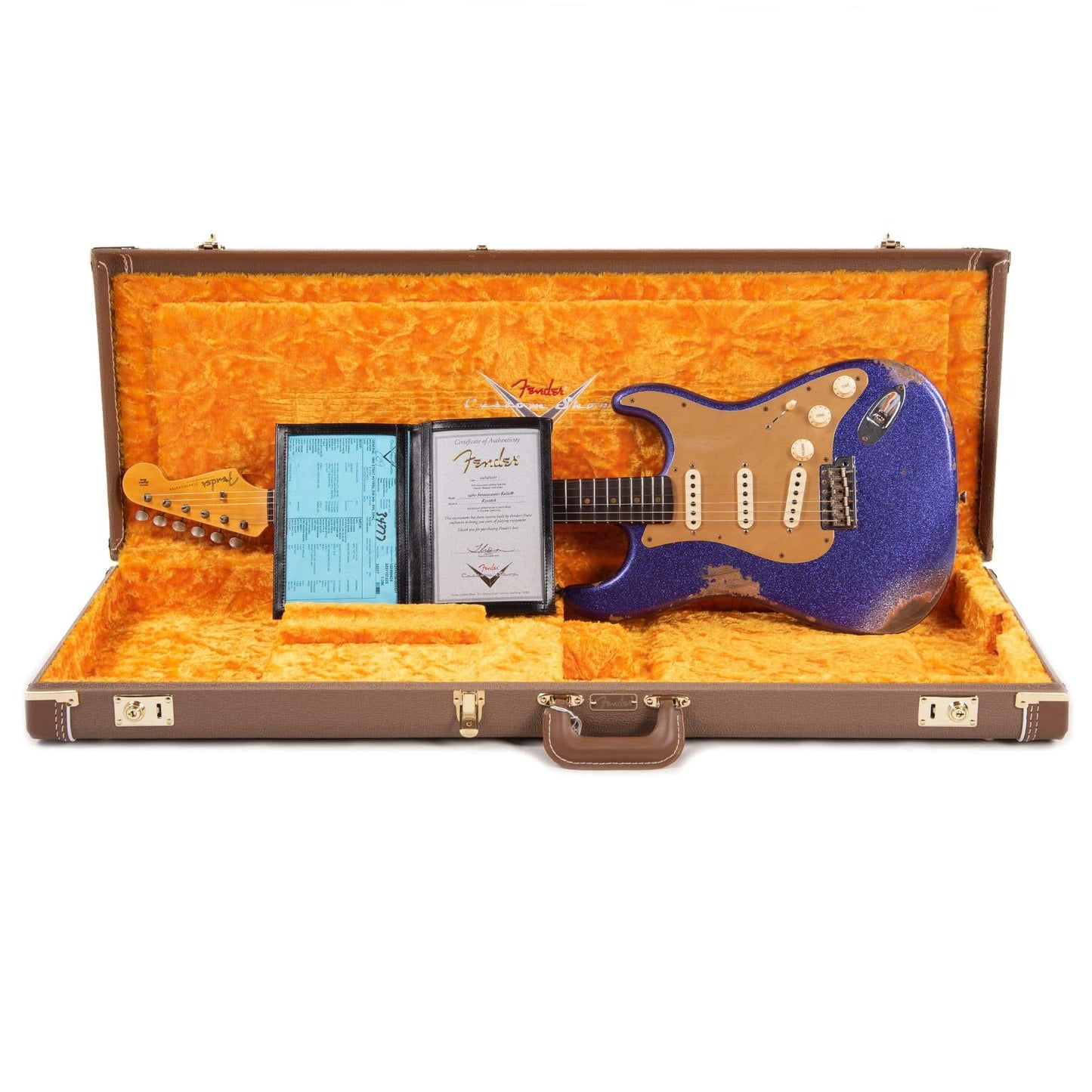 Fender Custom Shop 1960 Stratocaster "Chicago Special" Heavy Relic Purple Sparkle Electric Guitars / Solid Body