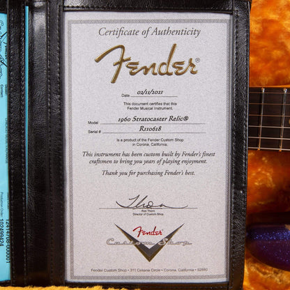 Fender Custom Shop 1960 Stratocaster "Chicago Special" Heavy Relic Purple Sparkle Electric Guitars / Solid Body
