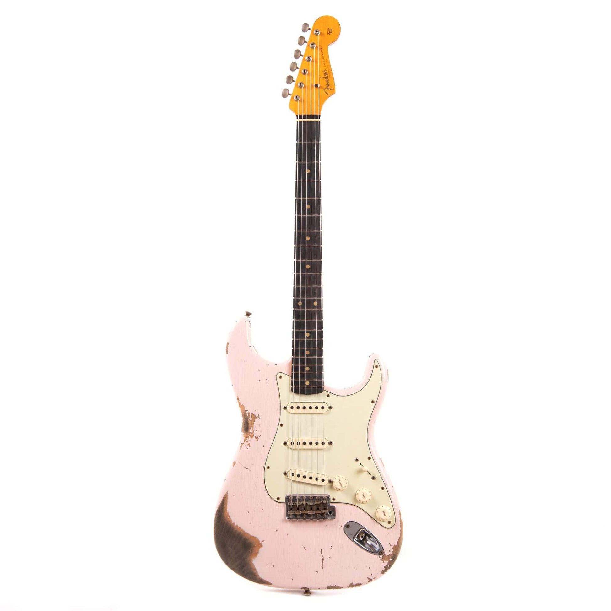 Fender Custom Shop 1960 Stratocaster "Chicago Special" Heavy Relic Super Faded Shell Pink Electric Guitars / Solid Body