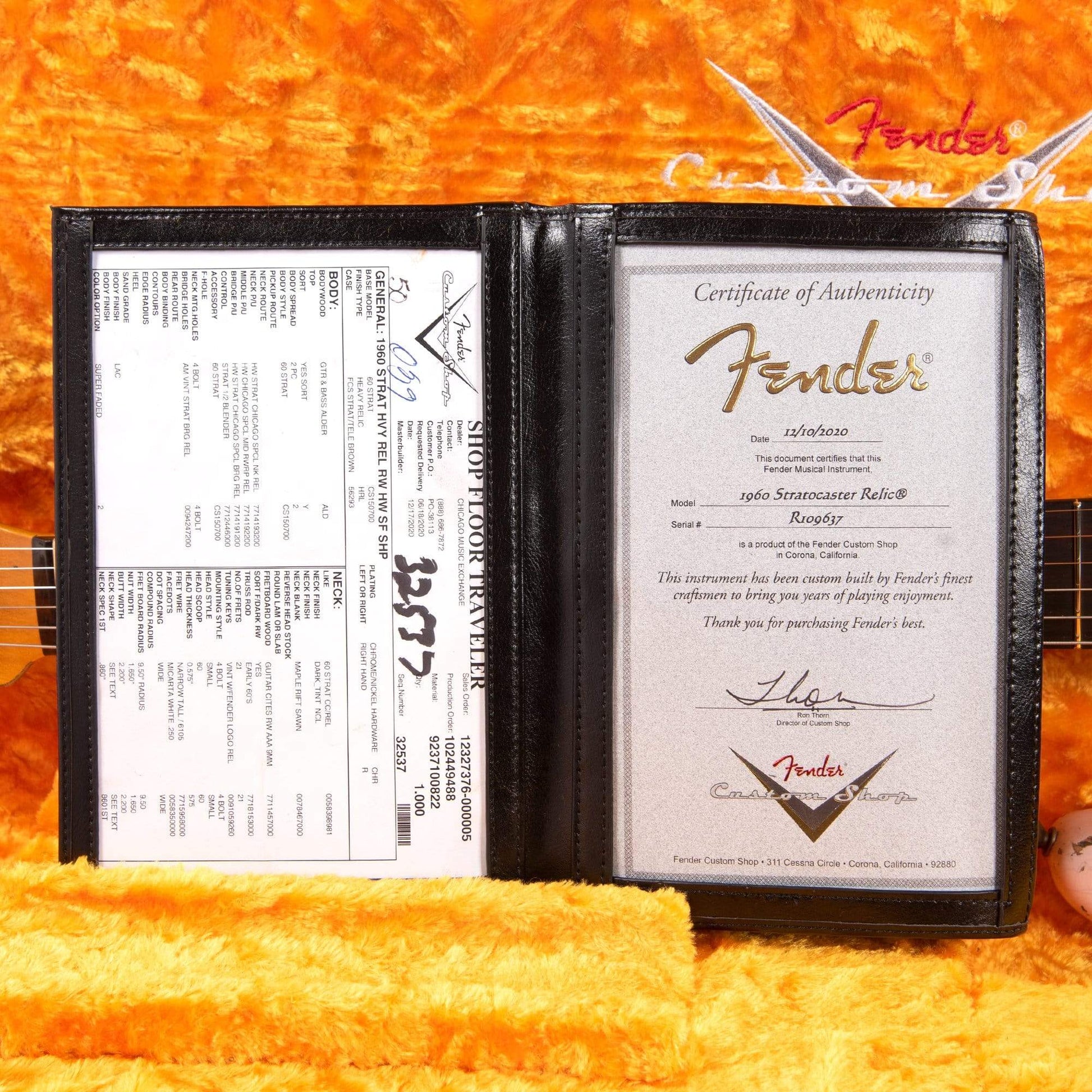 Fender Custom Shop 1960 Stratocaster "Chicago Special" Heavy Relic Super Faded Shell Pink Electric Guitars / Solid Body