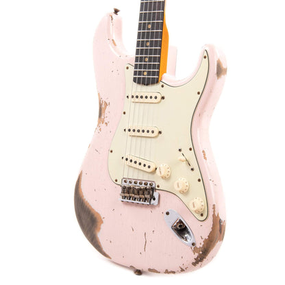 Fender Custom Shop 1960 Stratocaster "Chicago Special" Heavy Relic Super Faded Shell Pink Electric Guitars / Solid Body