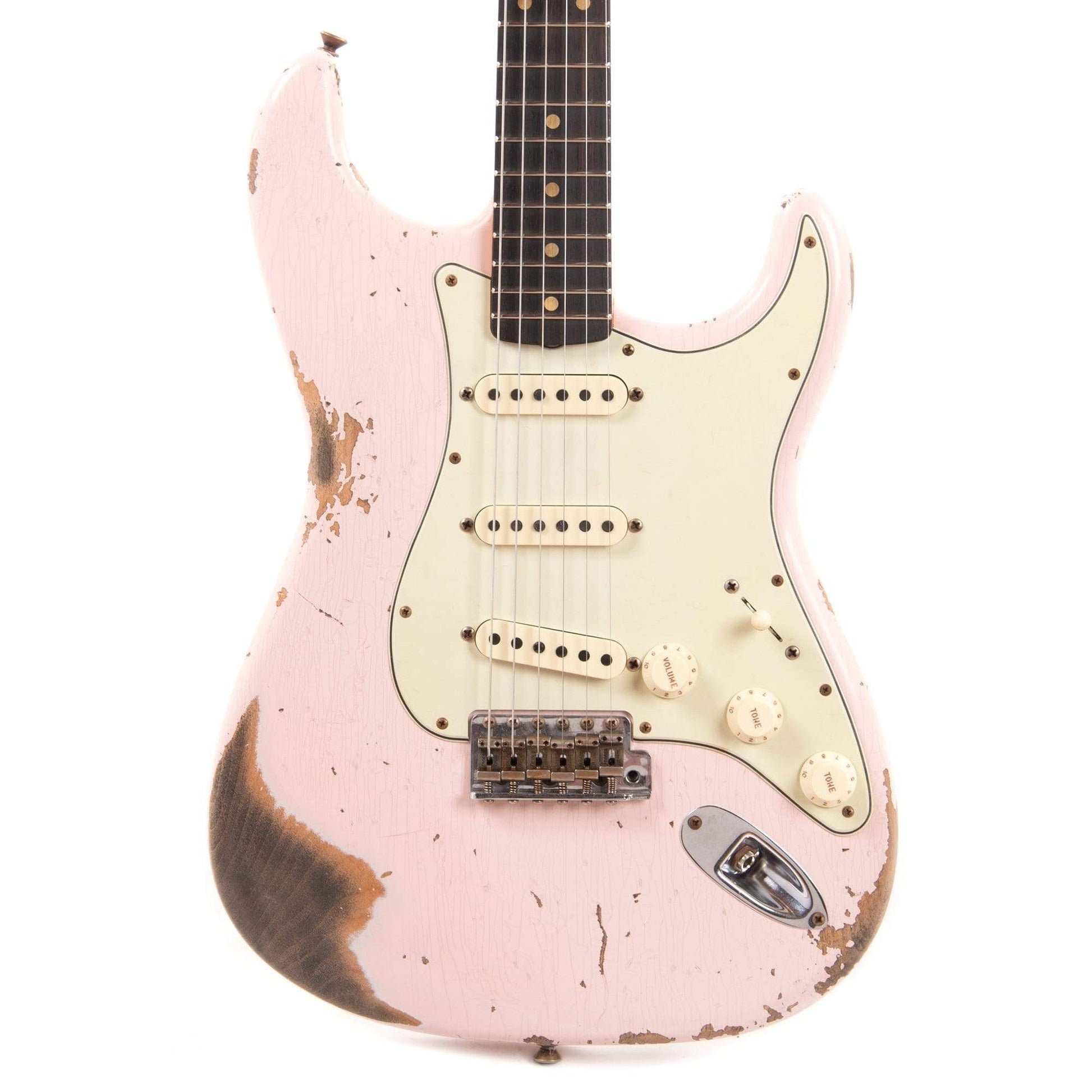 Fender Custom Shop 1960 Stratocaster "Chicago Special" Heavy Relic Super Faded Shell Pink Electric Guitars / Solid Body
