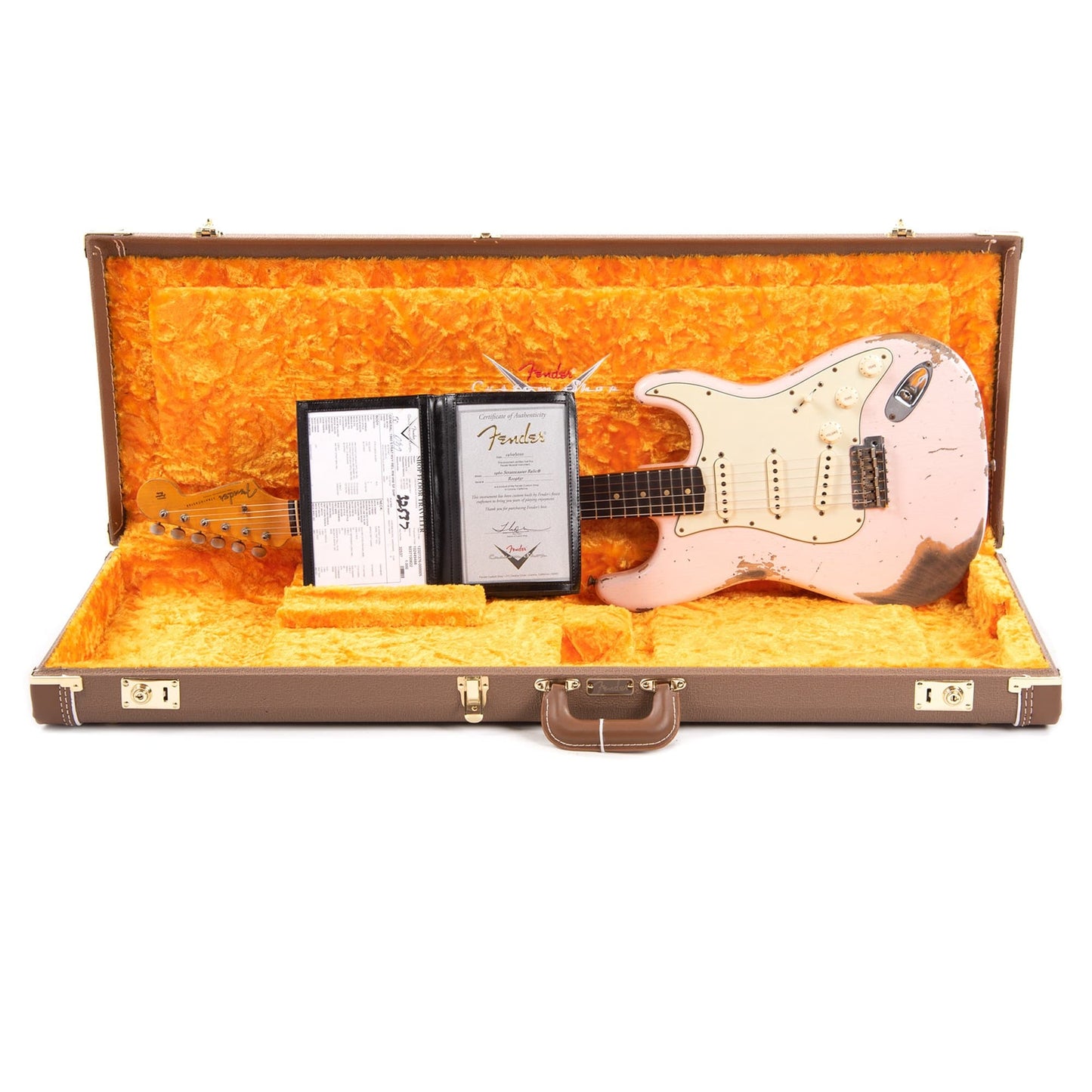 Fender Custom Shop 1960 Stratocaster "Chicago Special" Heavy Relic Super Faded Shell Pink Electric Guitars / Solid Body