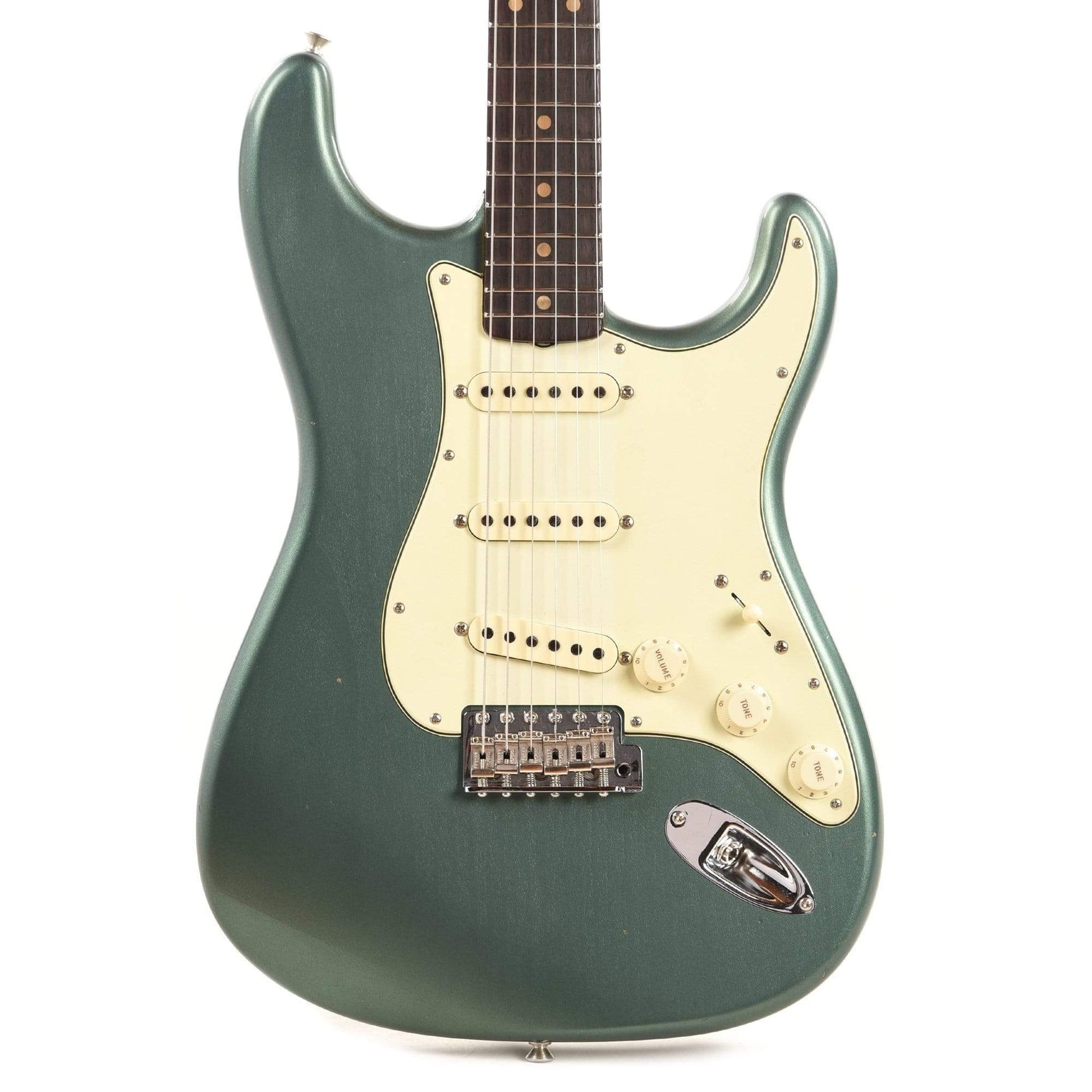 Fender Custom Shop 1960 Stratocaster "Chicago Special" Journeyman Aged Sherwood Green Electric Guitars / Solid Body