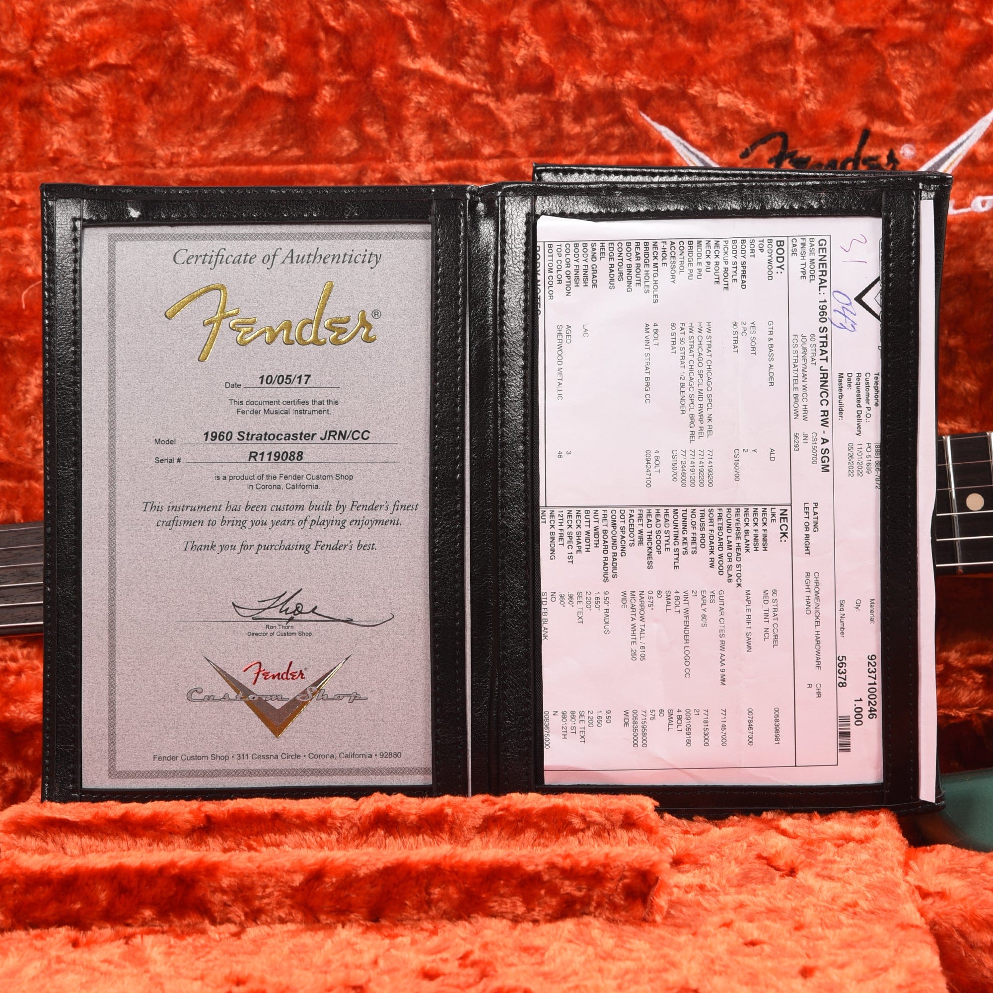 Fender Custom Shop 1960 Stratocaster 