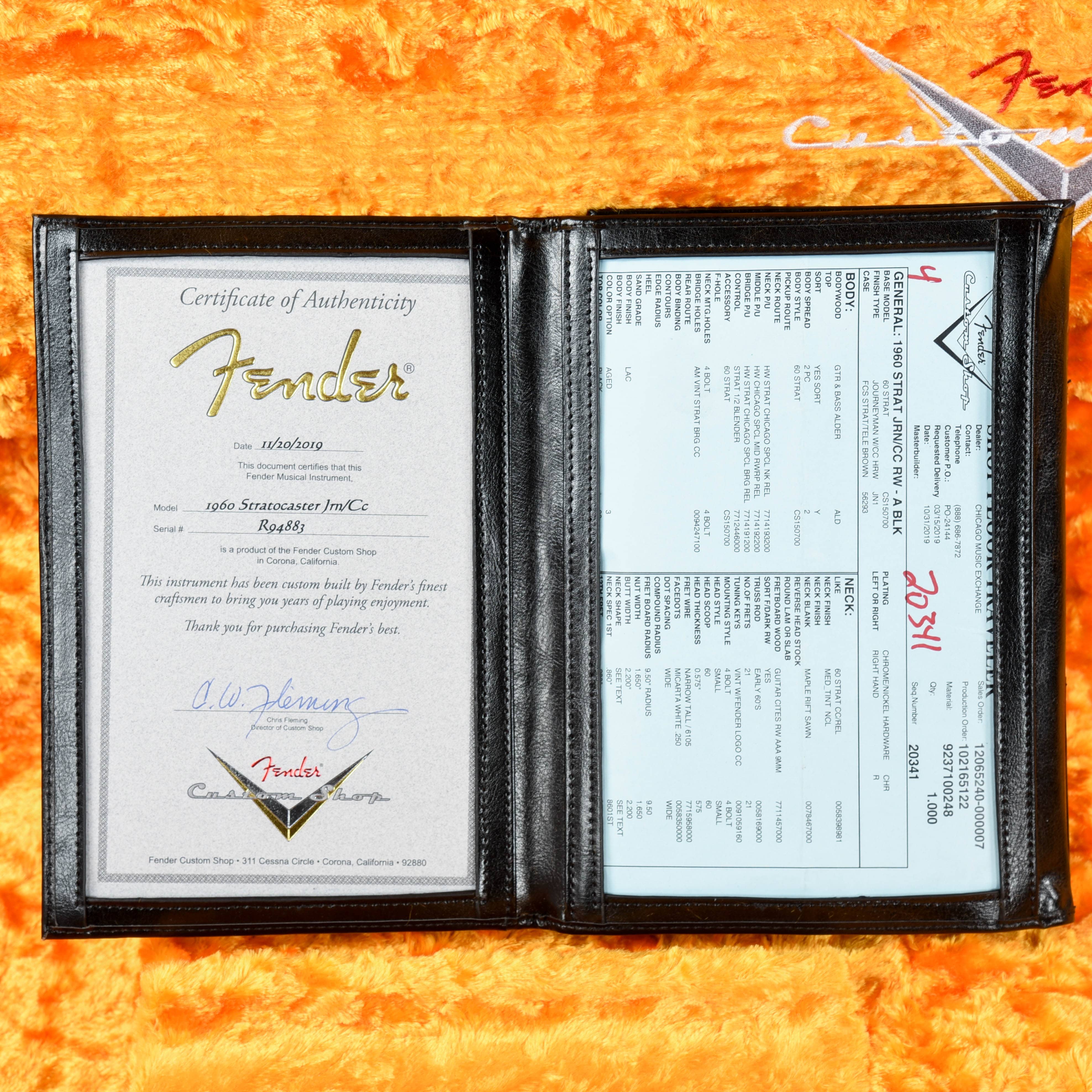 Fender Custom Shop 1960 Stratocaster 