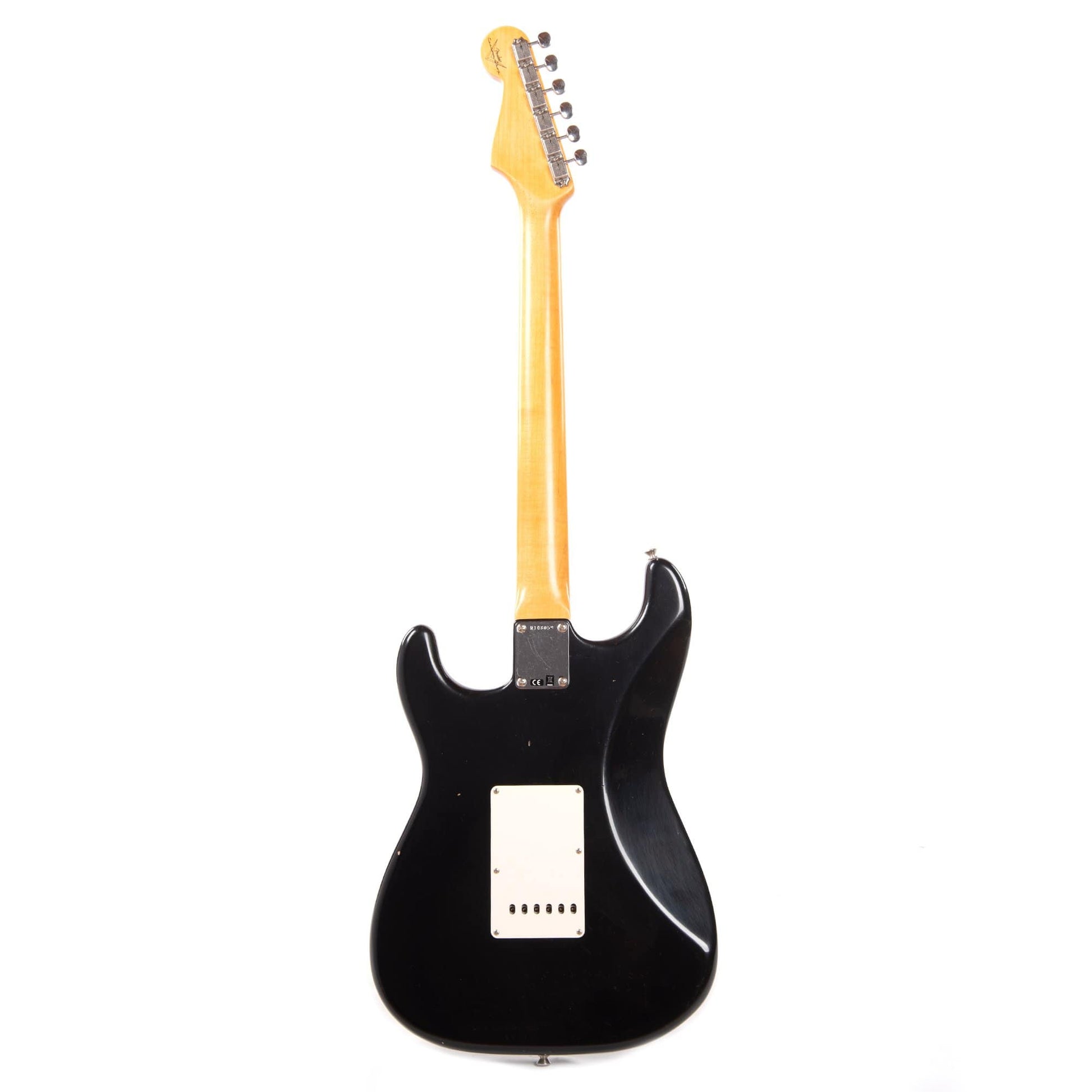 Fender Custom Shop 1960 Stratocaster "Chicago Special" Journeyman Relic Aged Black Electric Guitars / Solid Body