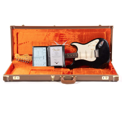 Fender Custom Shop 1960 Stratocaster "Chicago Special" Journeyman Relic Aged Black Electric Guitars / Solid Body