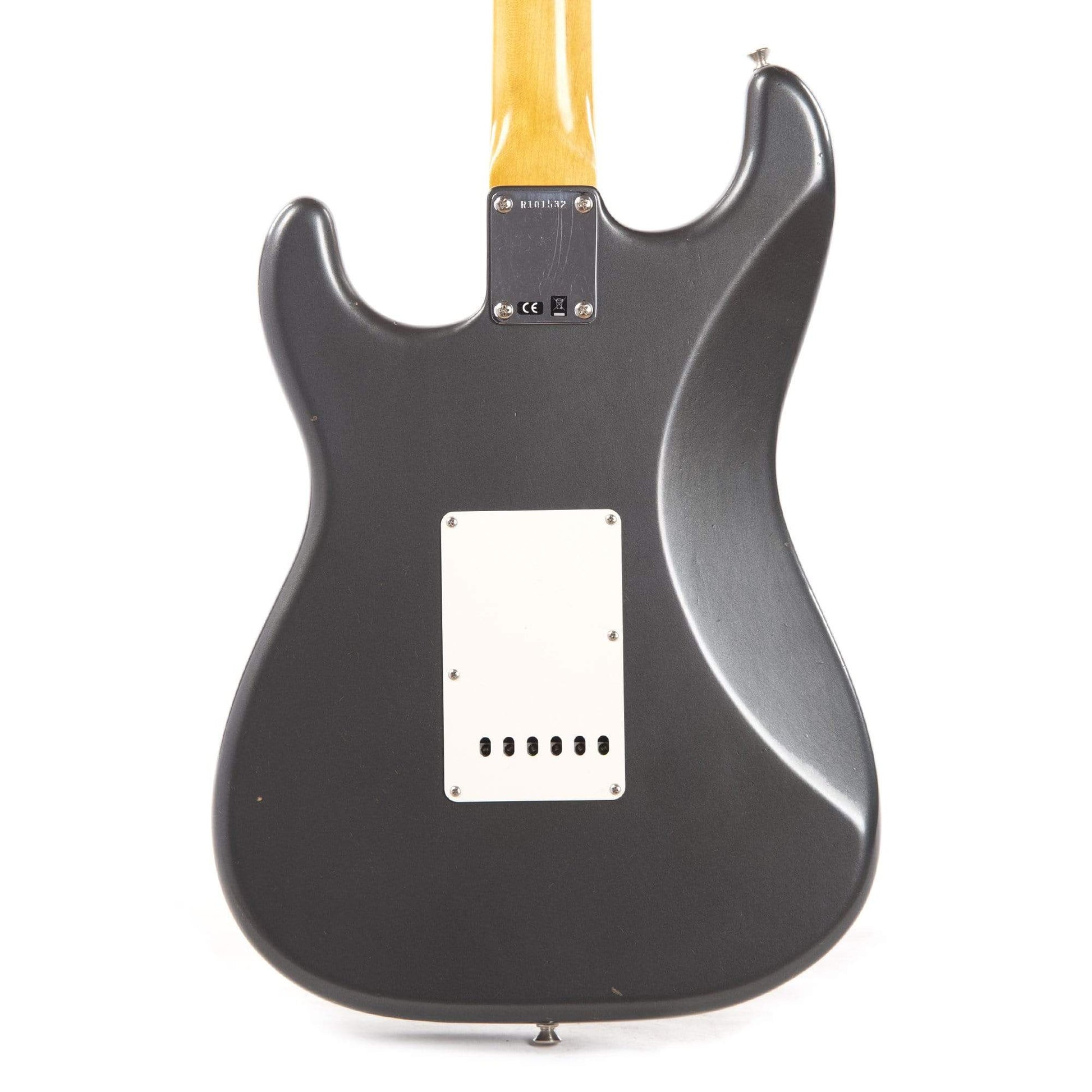 Fender Custom Shop 1960 Stratocaster "Chicago Special" Journeyman Relic Aged Charcoal Frost Metallic Electric Guitars / Solid Body