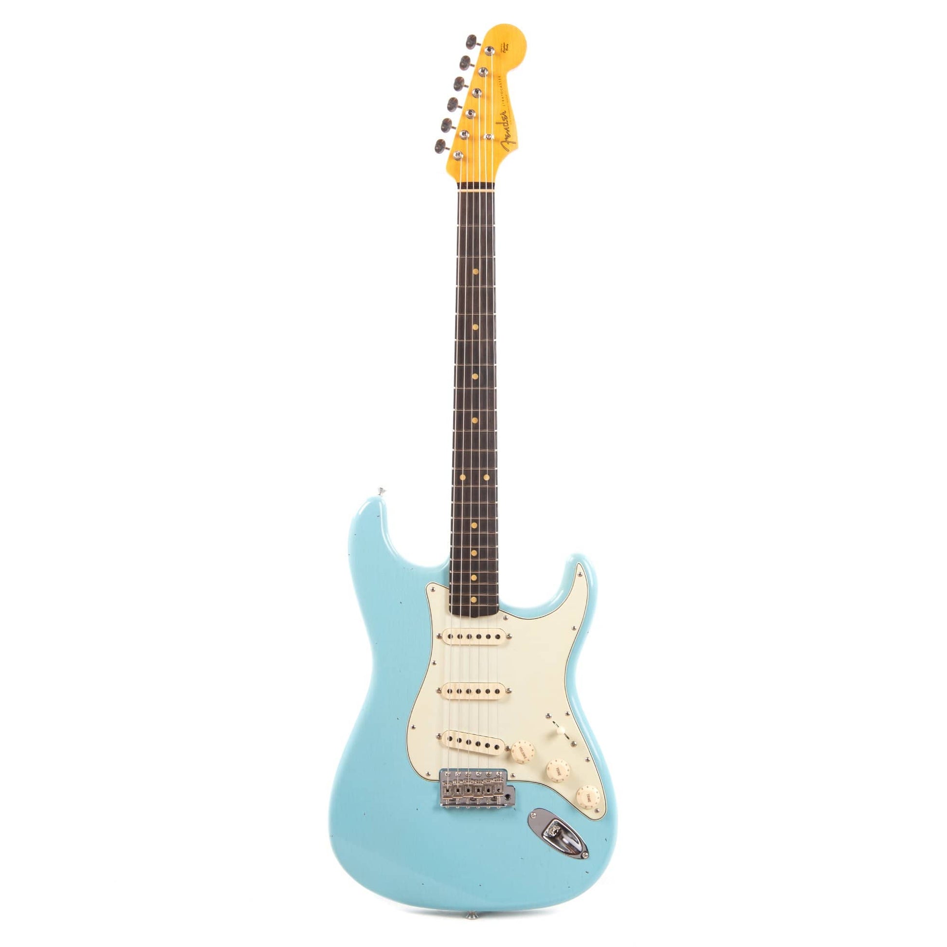 Fender Custom Shop 1960 Stratocaster "Chicago Special" Journeyman Relic Aged Daphne Blue Electric Guitars / Solid Body