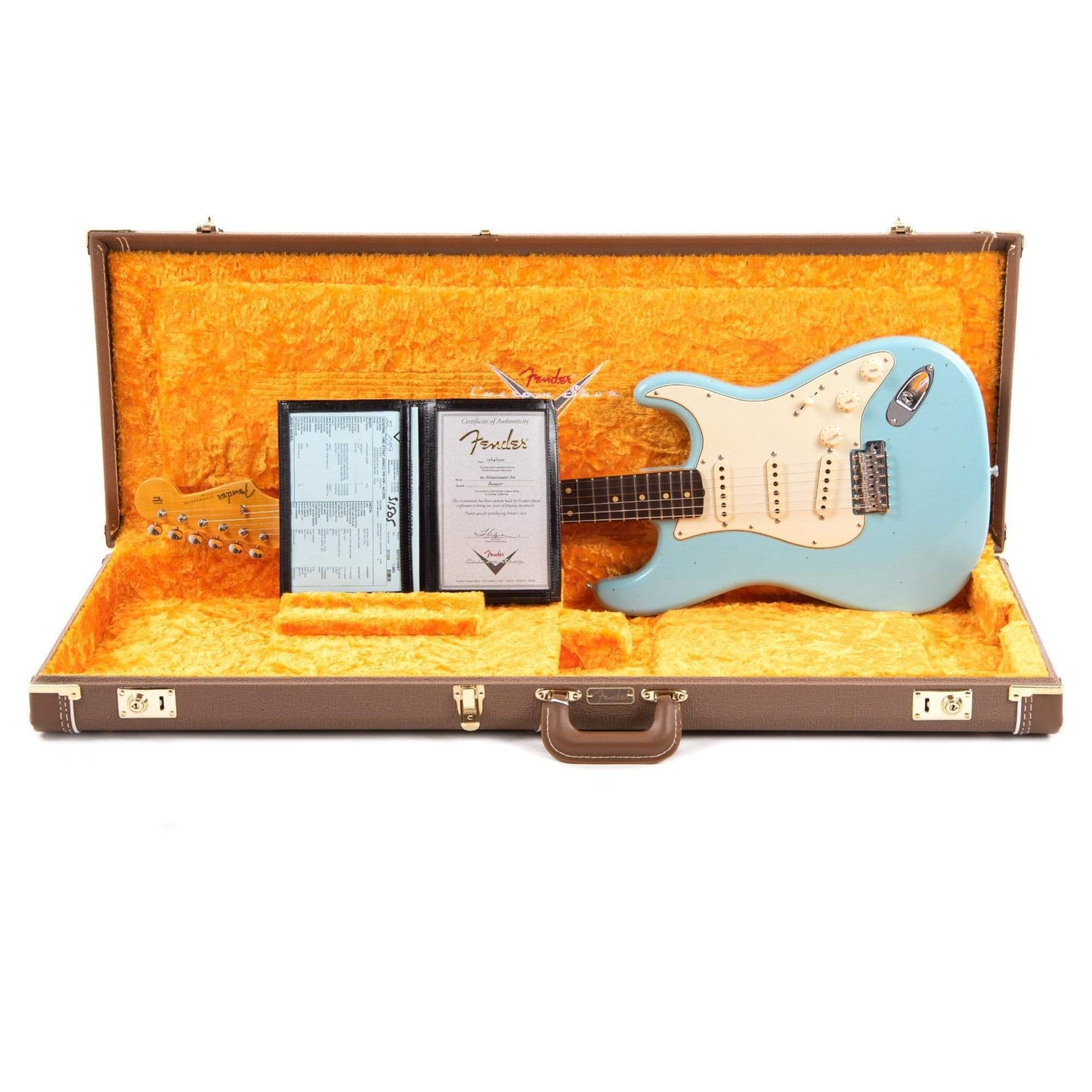 Fender Custom Shop 1960 Stratocaster "Chicago Special" Journeyman Relic Aged Daphne Blue Electric Guitars / Solid Body