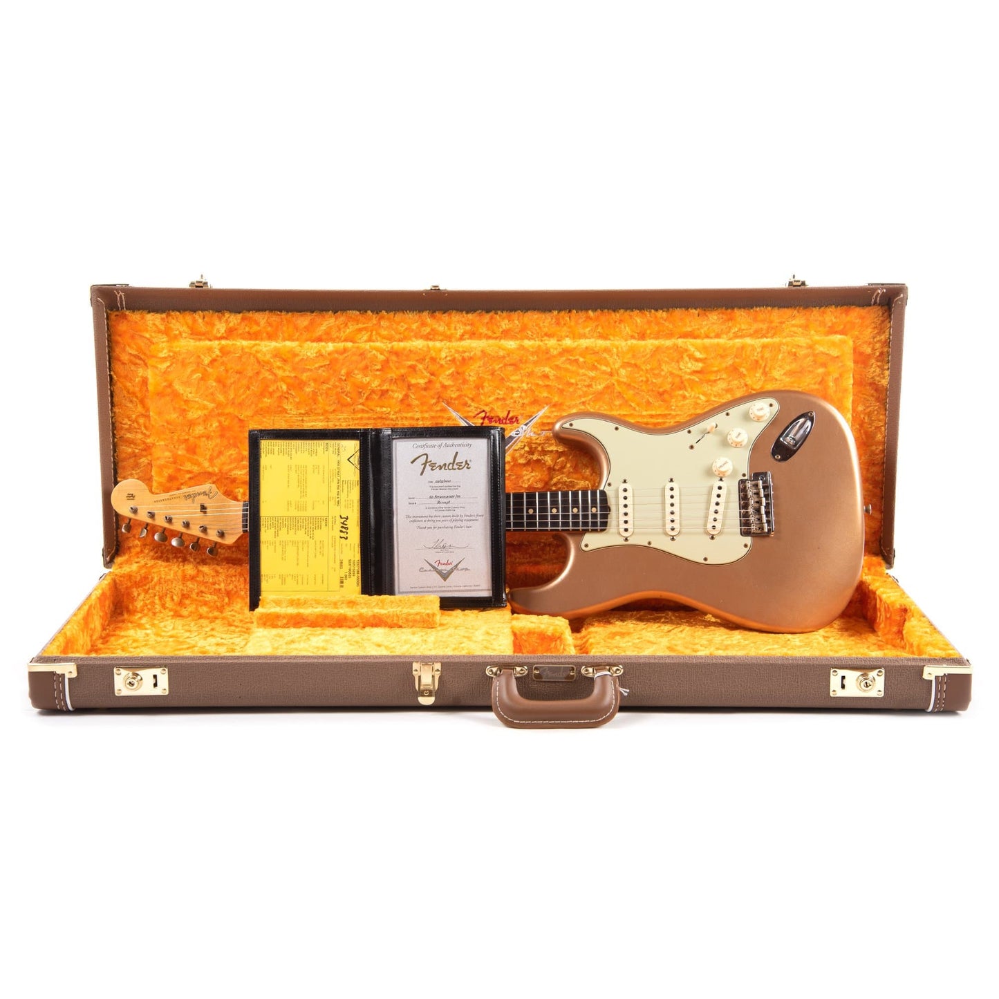 Fender Custom Shop 1960 Stratocaster "Chicago Special" Journeyman Relic Aged Fire Mist Gold Electric Guitars / Solid Body
