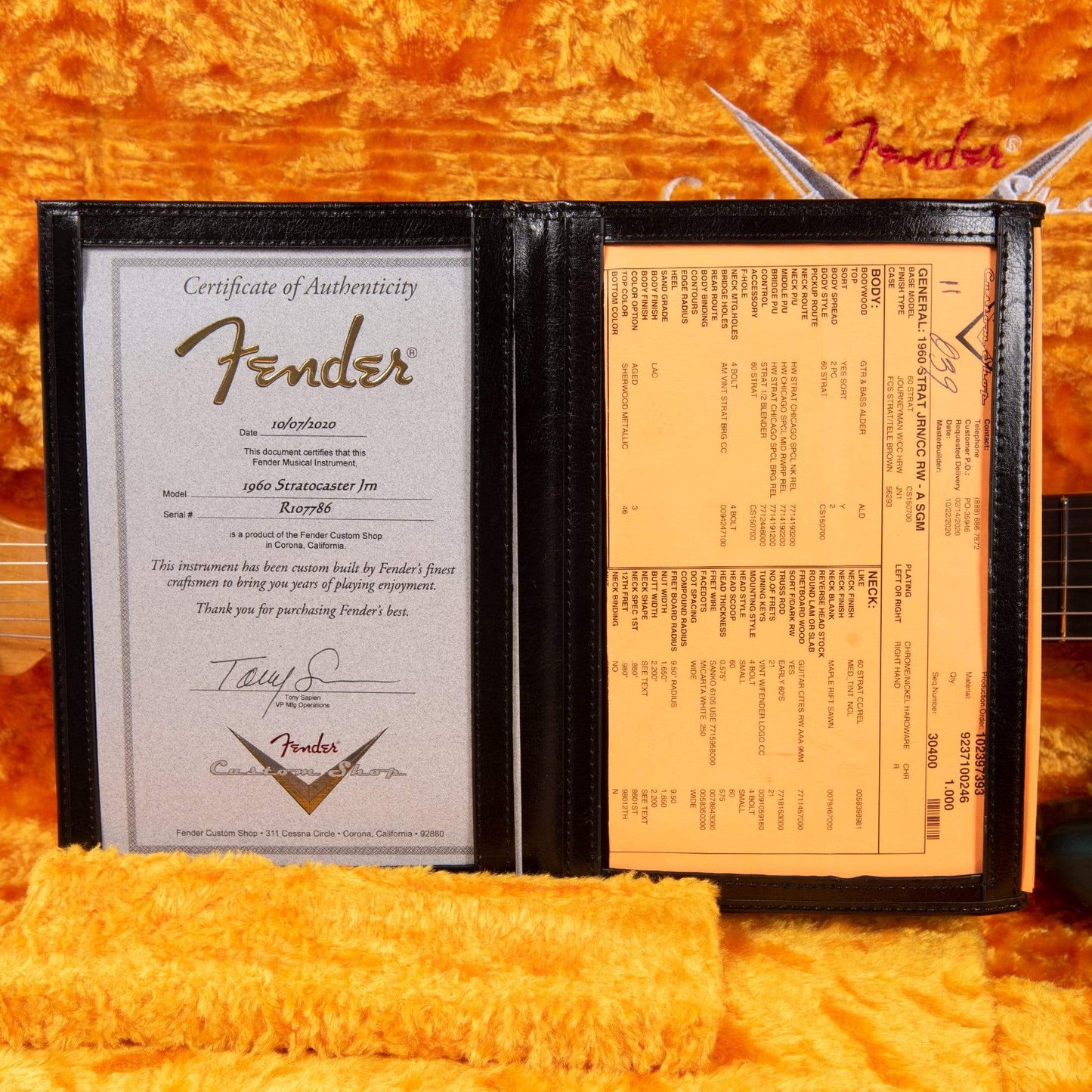 Fender Custom Shop 1960 Stratocaster "Chicago Special" Journeyman Relic Aged Sherwood Green Electric Guitars / Solid Body