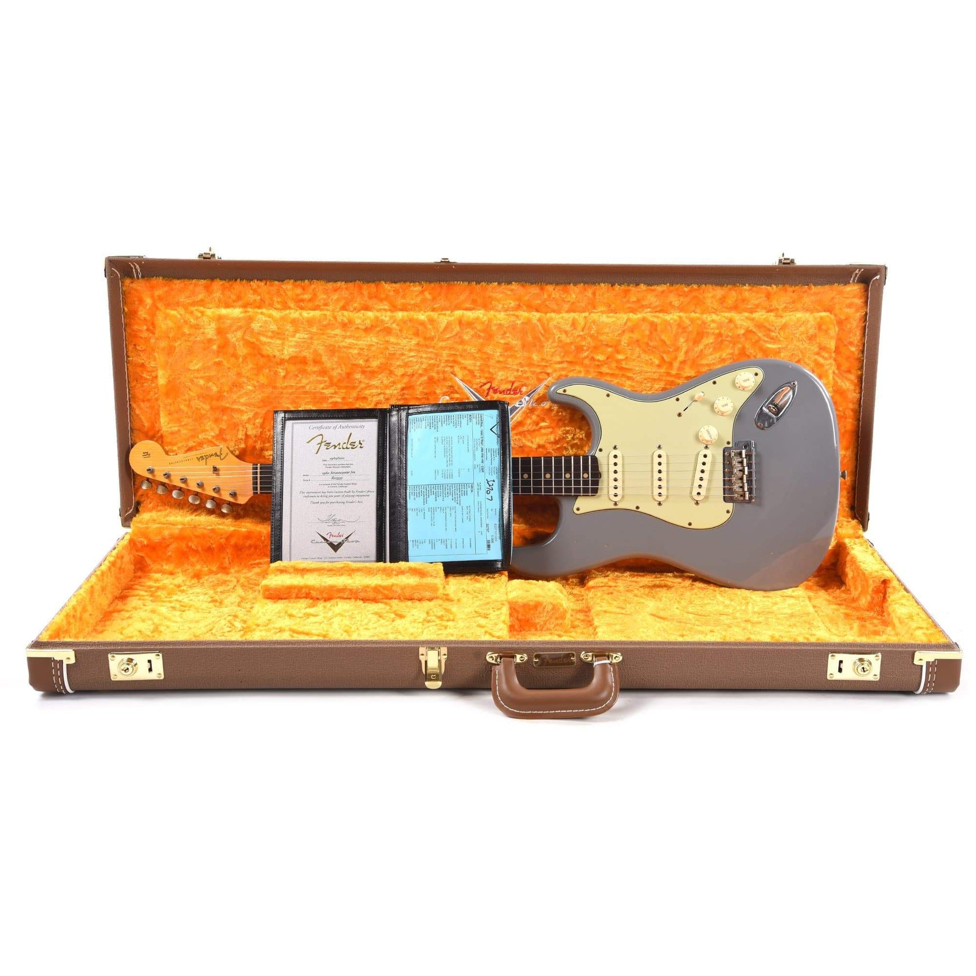 Fender Custom Shop 1960 Stratocaster "Chicago Special" Journeyman Relic Cielo Grey Electric Guitars / Solid Body