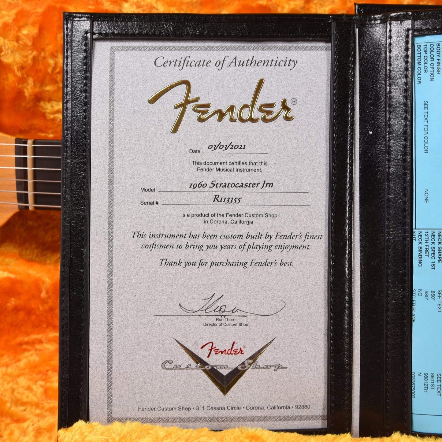 Fender Custom Shop 1960 Stratocaster "Chicago Special" Journeyman Relic Cielo Grey Electric Guitars / Solid Body