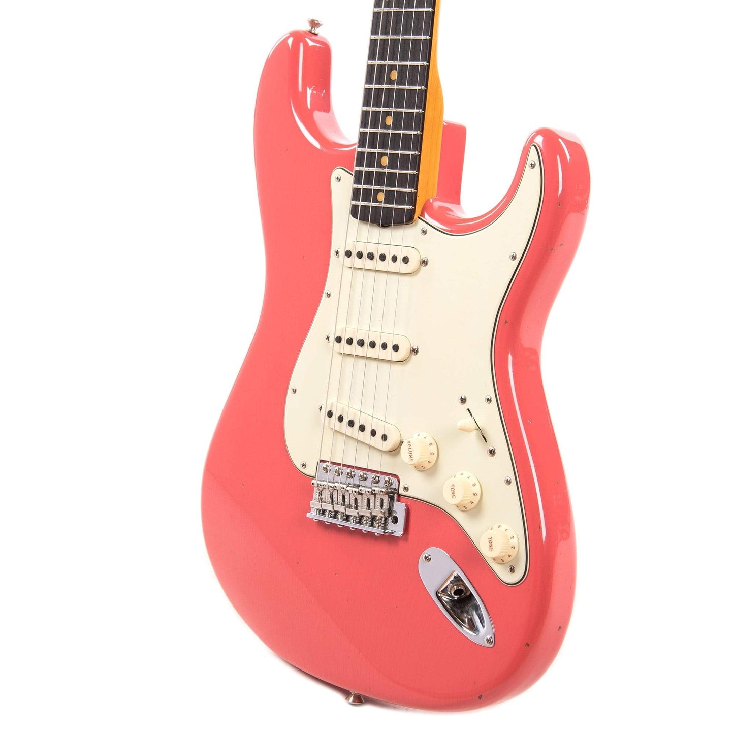 Fender Custom Shop 1960 Stratocaster "Chicago Special" Journeyman Relic Faded Fiesta Red Electric Guitars / Solid Body