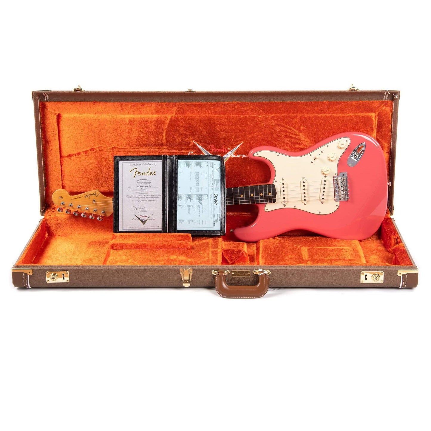 Fender Custom Shop 1960 Stratocaster "Chicago Special" Journeyman Relic Faded Fiesta Red Electric Guitars / Solid Body