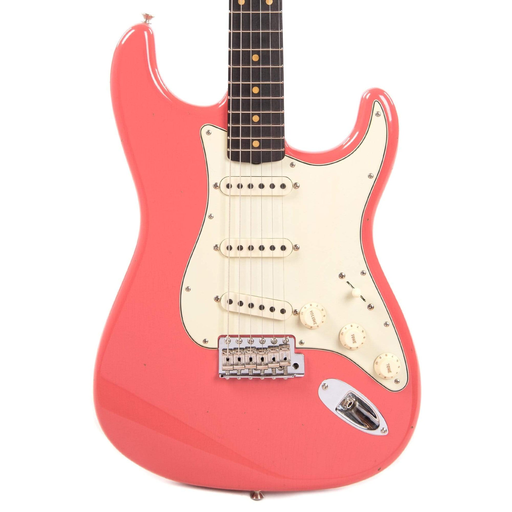 Fender Custom Shop 1960 Stratocaster "Chicago Special" Journeyman Relic Faded Fiesta Red Electric Guitars / Solid Body