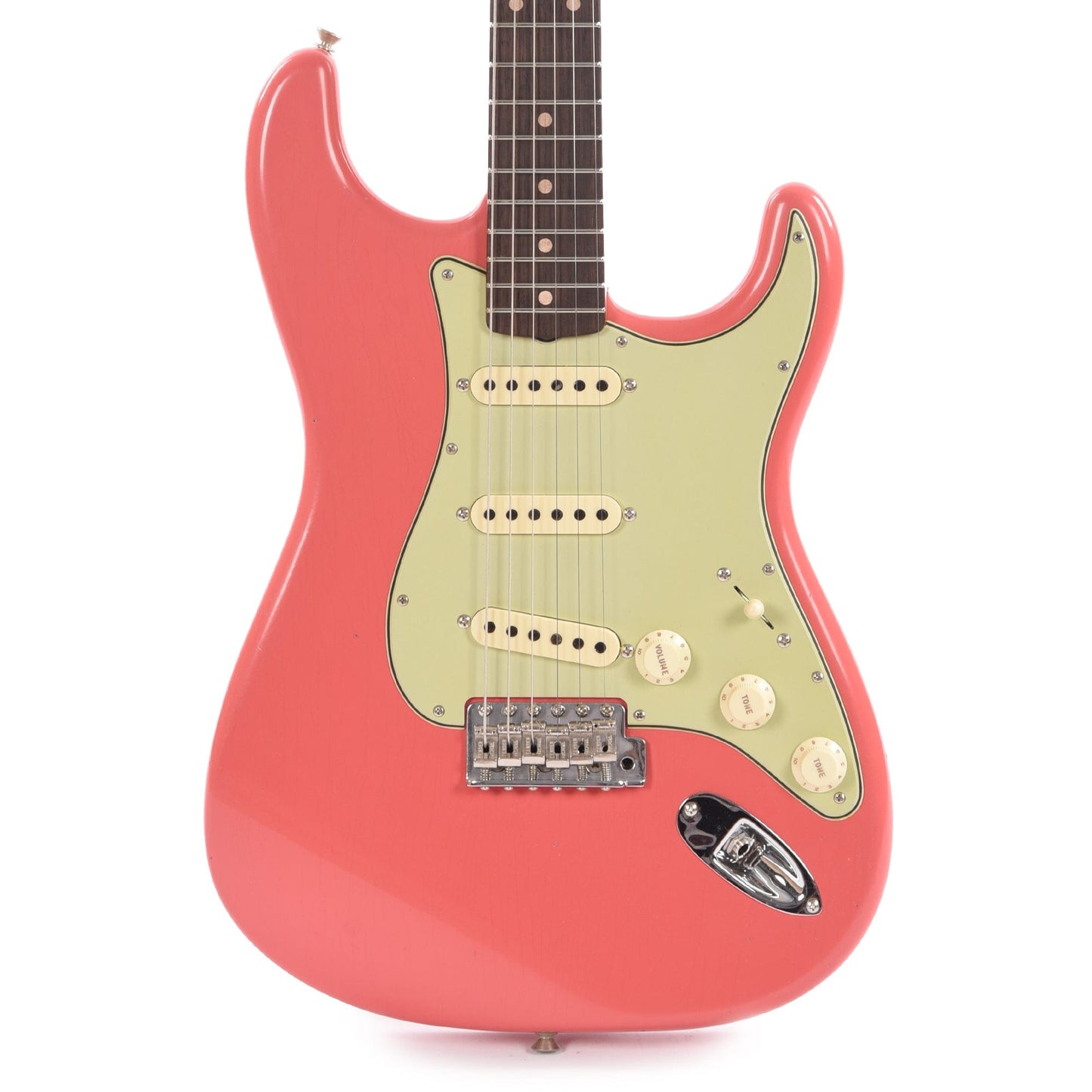 Fender Custom Shop 1960 Stratocaster "Chicago Special" Journeyman Relic Faded Fiesta Red Electric Guitars / Solid Body