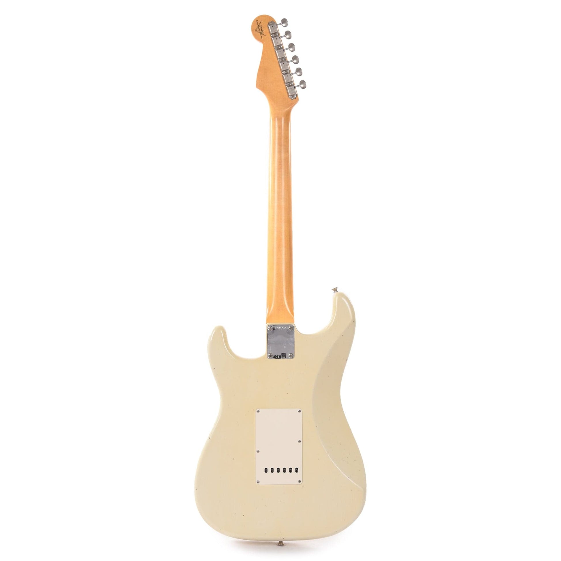 Fender Custom Shop 1960 Stratocaster "Chicago Special" Journeyman Relic Rosewood Super Aged Olympic White Electric Guitars / Solid Body
