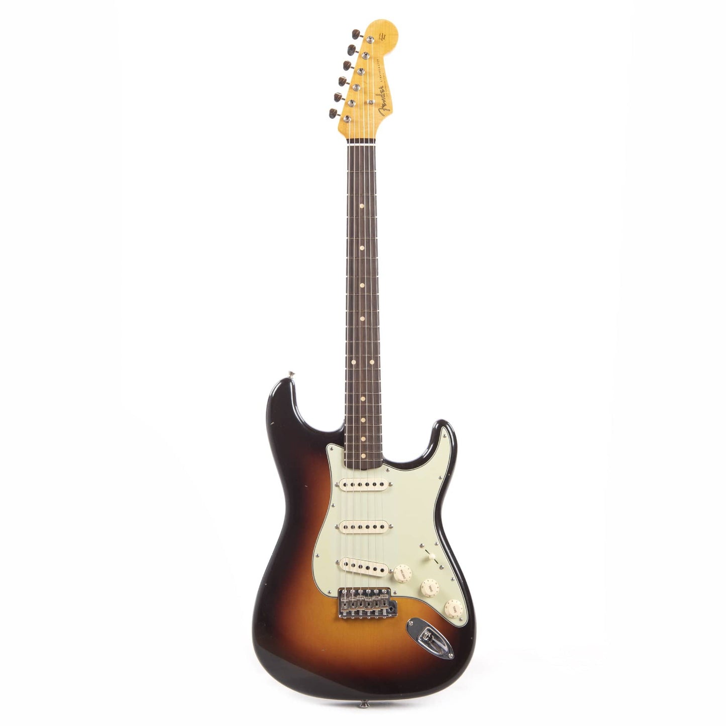 Fender Custom Shop 1960 Stratocaster "Chicago Special" Journeyman Relic Wide Fade Chocolate 3-Tone Sunburst Electric Guitars / Solid Body