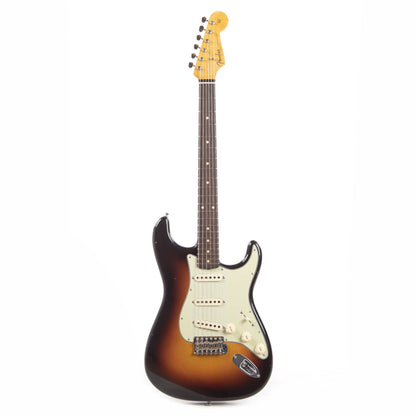 Fender Custom Shop 1960 Stratocaster "Chicago Special" Journeyman Relic Wide Fade Chocolate 3-Tone Sunburst Electric Guitars / Solid Body
