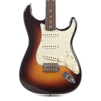 Fender Custom Shop 1960 Stratocaster "Chicago Special" Journeyman Relic Wide Fade Chocolate 3-Tone Sunburst Electric Guitars / Solid Body