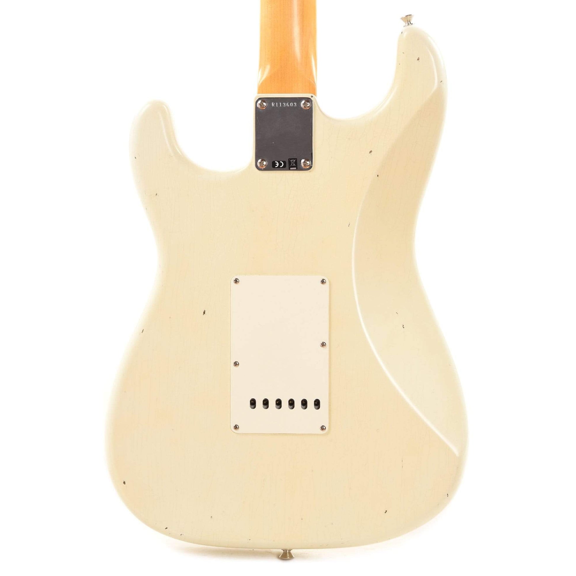 Fender Custom Shop 1960 Stratocaster "Chicago Special" Journeyman Super Aged Olympic White Electric Guitars / Solid Body