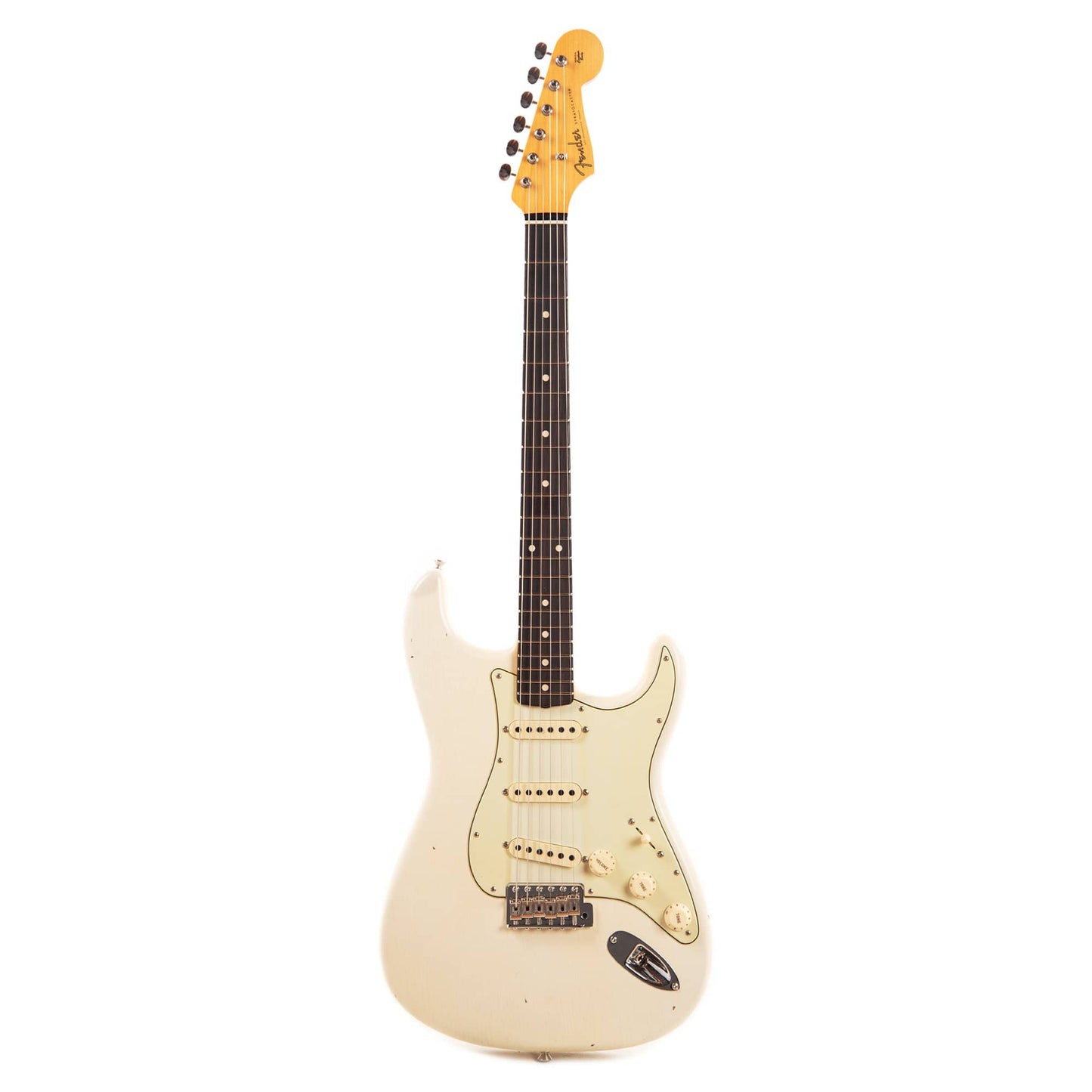 Fender Custom Shop 1960 Stratocaster "Chicago Special" Journeyman Super Aged Olympic White Electric Guitars / Solid Body