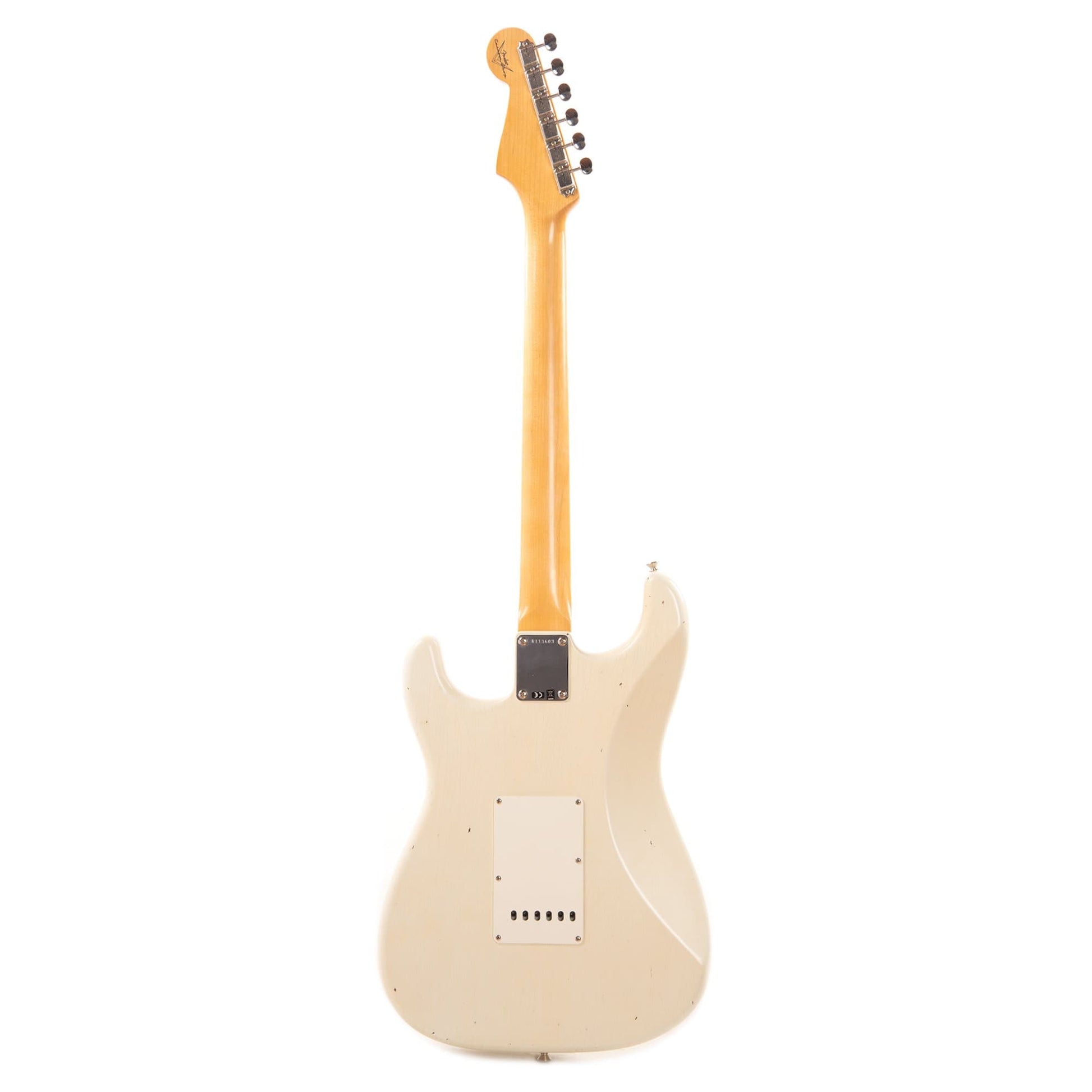 Fender Custom Shop 1960 Stratocaster "Chicago Special" Journeyman Super Aged Olympic White Electric Guitars / Solid Body