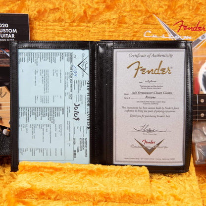 Fender Custom Shop 1960 Stratocaster "Chicago Special" Lush Closet Classic Aged Olympic White Electric Guitars / Solid Body