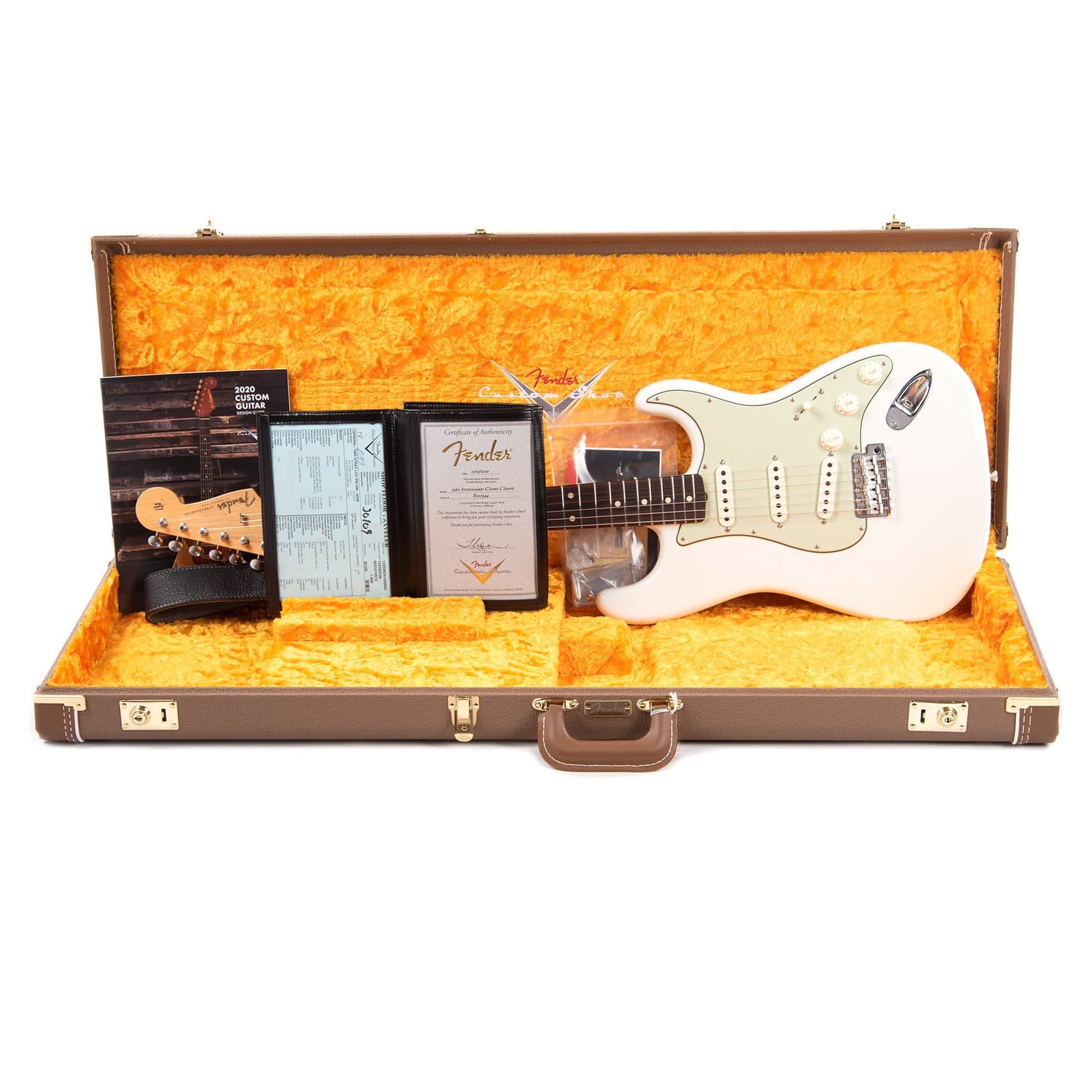 Fender Custom Shop 1960 Stratocaster "Chicago Special" Lush Closet Classic Aged Olympic White Electric Guitars / Solid Body