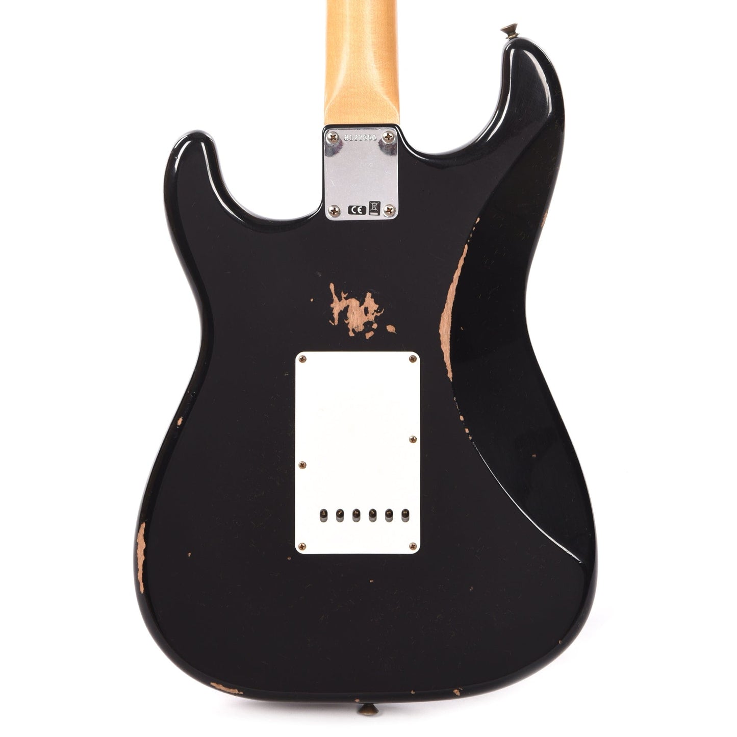 Fender Custom Shop 1960 Stratocaster "Chicago Special" Relic Aged Black Electric Guitars / Solid Body