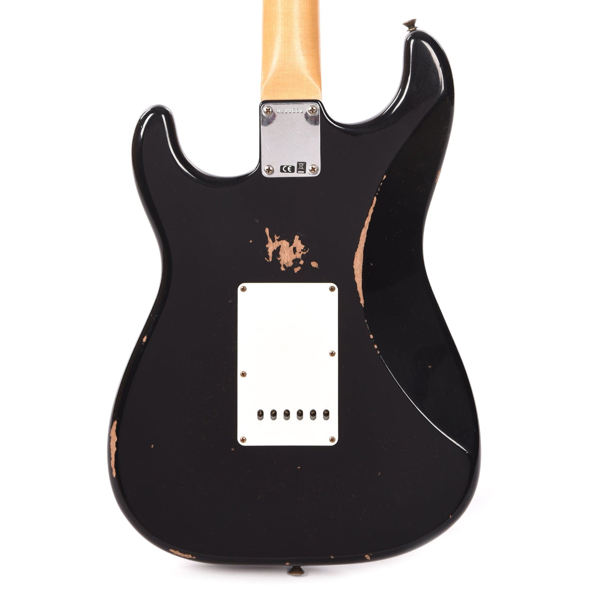 Fender Custom Shop 1960 Stratocaster "Chicago Special" Relic Aged Black Electric Guitars / Solid Body