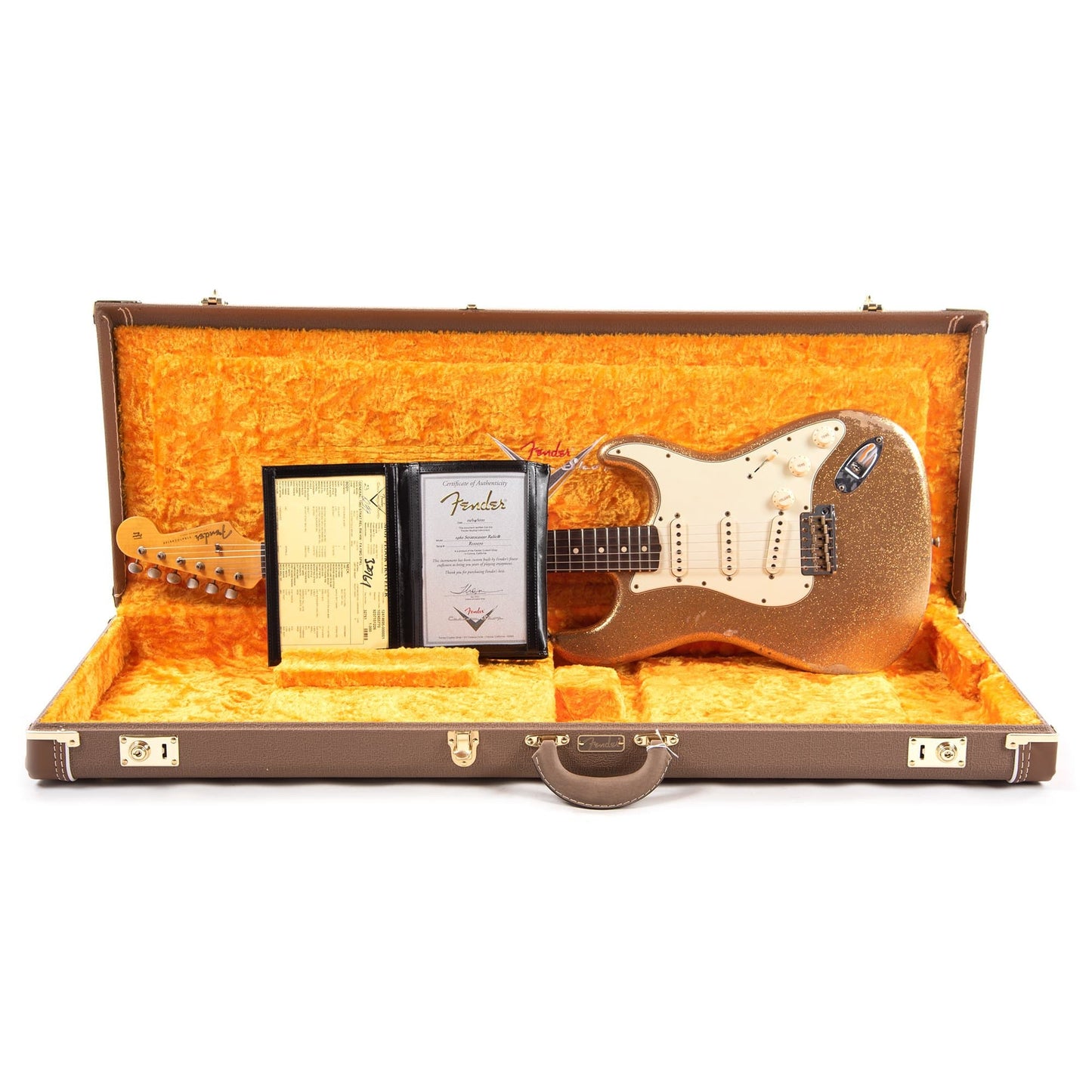 Fender Custom Shop 1960 Stratocaster "Chicago Special" Relic Faded/Aged Firemist Gold Sparkle Electric Guitars / Solid Body