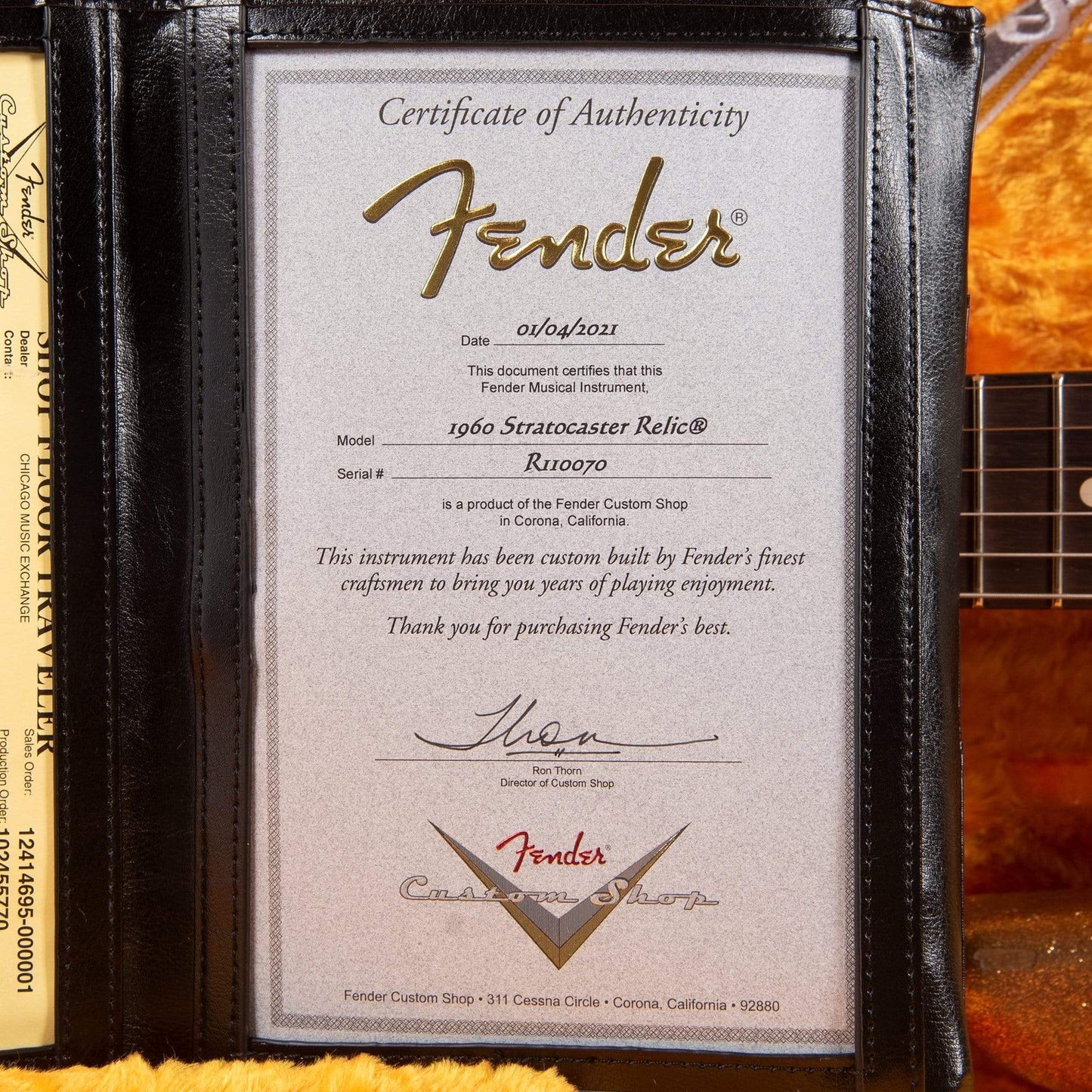 Fender Custom Shop 1960 Stratocaster "Chicago Special" Relic Faded/Aged Firemist Gold Sparkle Electric Guitars / Solid Body
