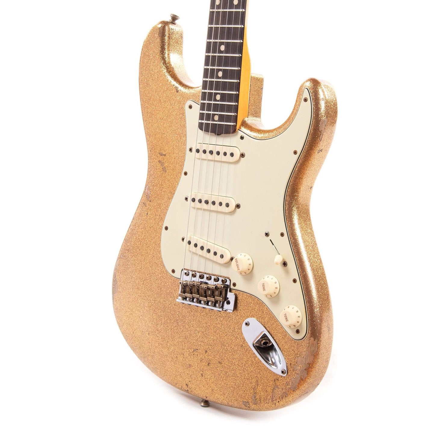 Fender Custom Shop 1960 Stratocaster "Chicago Special" Relic Faded/Aged Firemist Gold Sparkle Electric Guitars / Solid Body