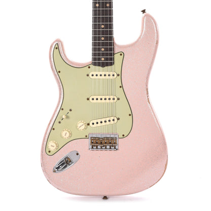 Fender Custom Shop 1960 Stratocaster Hardtail "Chicago Special" LEFTY Relic Super Faded Shell Pink Sparkle Electric Guitars / Solid Body