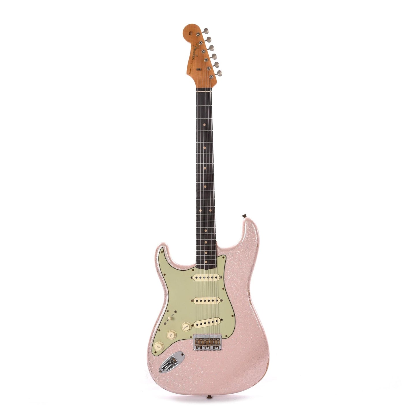 Fender Custom Shop 1960 Stratocaster Hardtail "Chicago Special" LEFTY Relic Super Faded Shell Pink Sparkle Electric Guitars / Solid Body