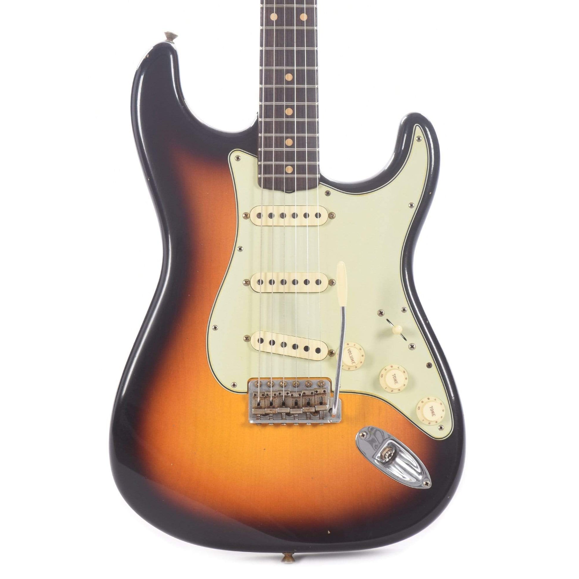 Fender Custom Shop 1960 Stratocaster Journeyman Relic Faded Aged 3-Color Sunburst Electric Guitars / Solid Body