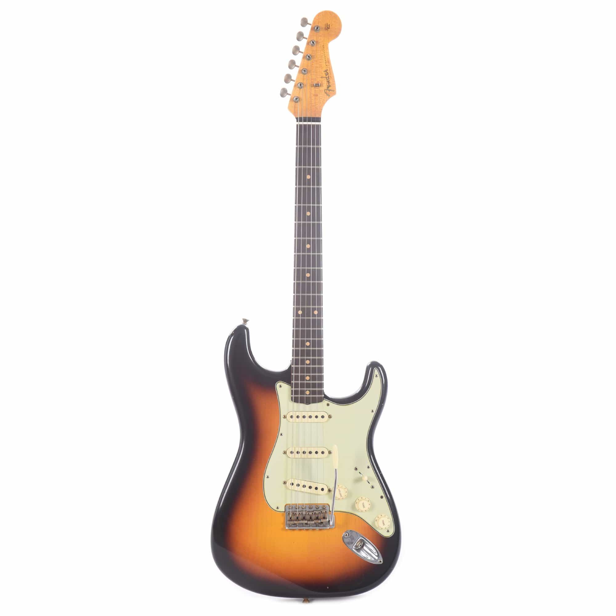 Fender Custom Shop 1960 Stratocaster Journeyman Relic Faded Aged 3-Color Sunburst Electric Guitars / Solid Body