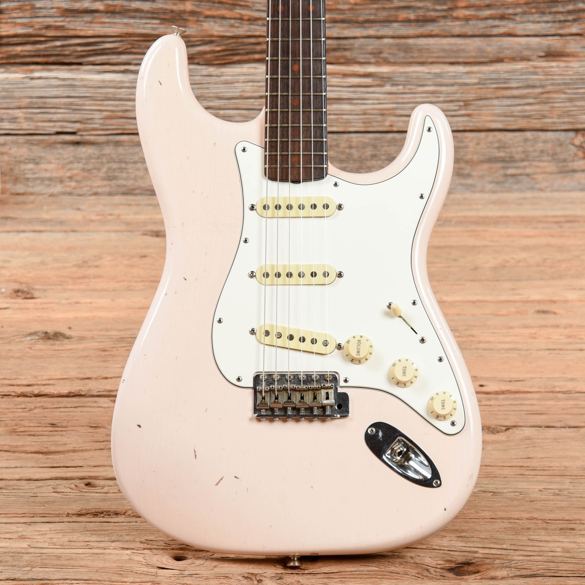 Fender Custom Shop 1960 Stratocaster Journeyman Relic Super Faded Shell Pink 2018 Electric Guitars / Solid Body