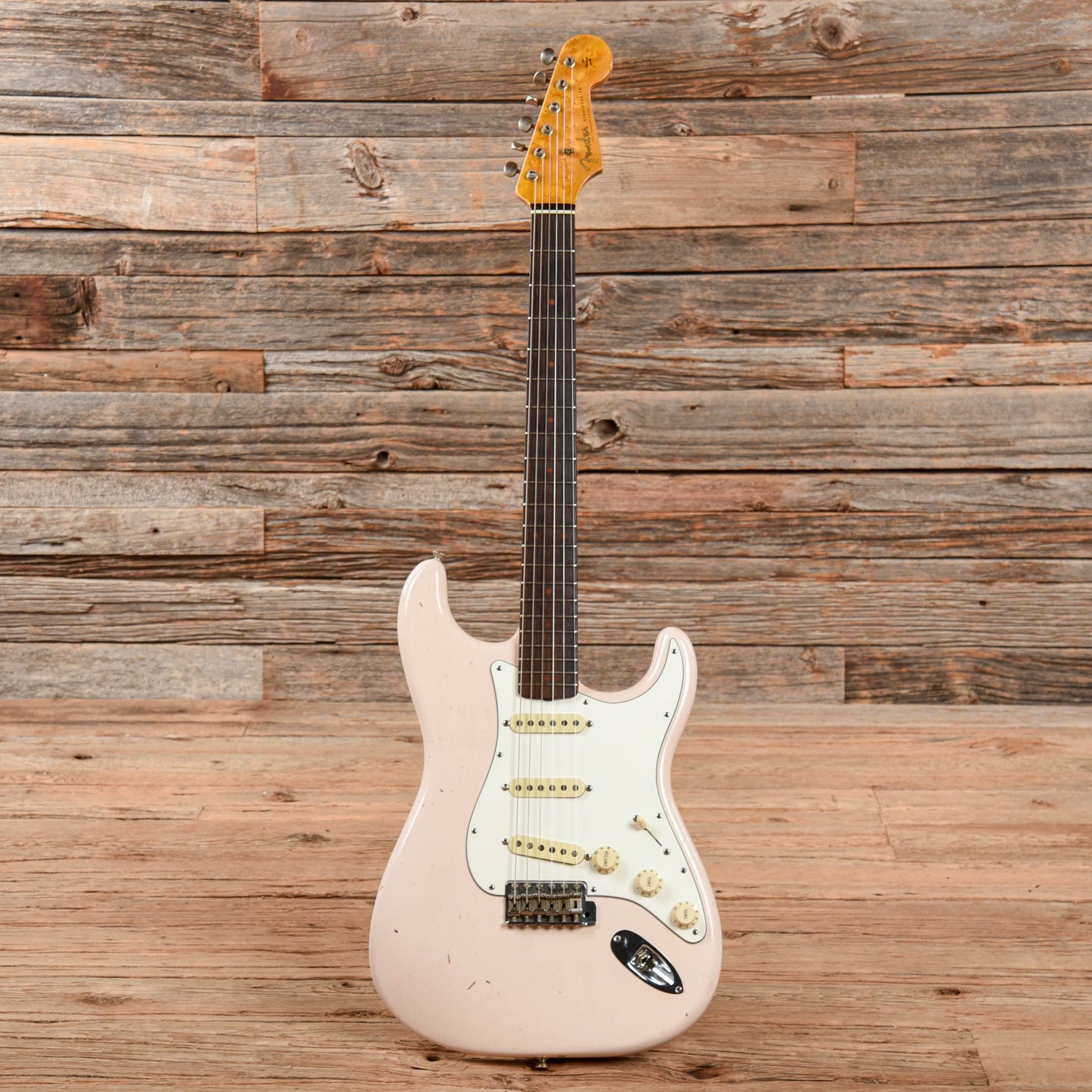Fender Custom Shop 1960 Stratocaster Journeyman Relic Super Faded Shell Pink 2018 Electric Guitars / Solid Body