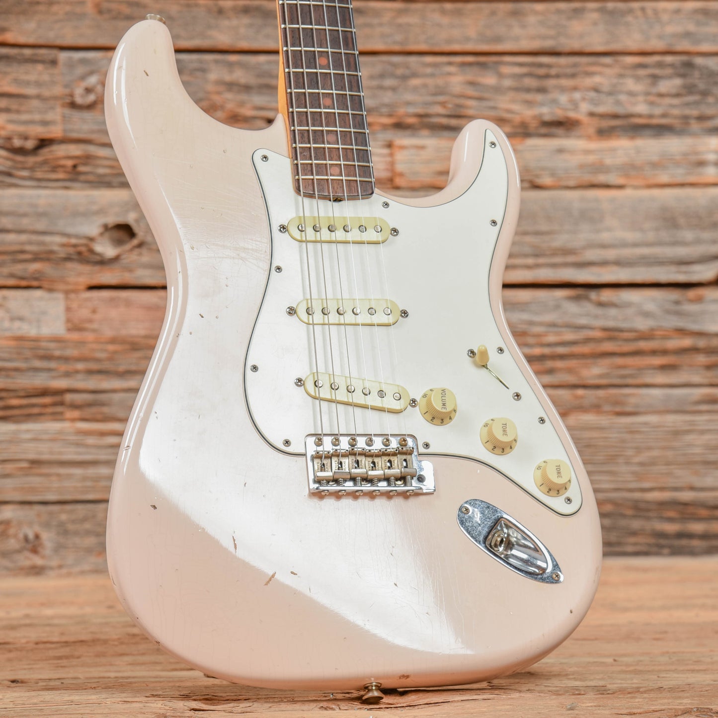 Fender Custom Shop 1960 Stratocaster Journeyman Relic Super Faded Shell Pink 2018 Electric Guitars / Solid Body