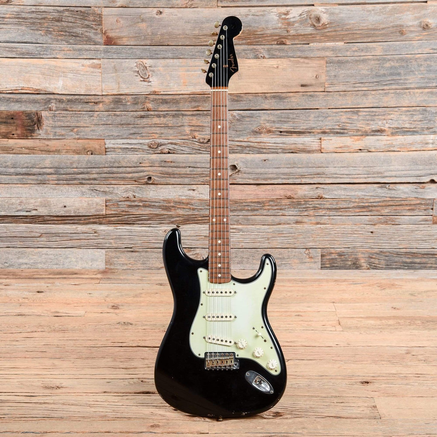 Fender Custom Shop 1960 Stratocaster Relic Black 2007 Electric Guitars / Solid Body